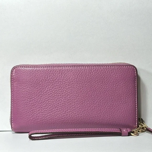 *HTF COLOR* COACH Accordion Zip Wallet With Wristlet Strap - Picture 2 of 16